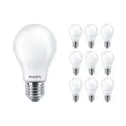 Multipack 10x Philips MASTER Value LED Lamp E27 Peer Mat 5.9W 806lm - 927 Zeer Warm Wit | Beste Kleurweergave - Dimbaar - Vervangt 60W