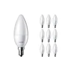 Multipack 10x Philips Corepro LED Kaars E14 Mat 2.8W 250lm - 827 Zeer Warm Wit | Vervangt 25W