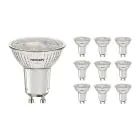 Multipack 10x Noxion PerfectColor LED Spot GU10 PAR16 4W 345lm 36D - 940 Koel Wit | Beste Kleurweergave - Dimbaar - Vervangt 50W
