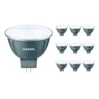 Multipack 10x Philips Master LED Spot GU5.3 MR16 7.5W 621lm 36D - 930 Warm Wit | Beste Kleurweergave - Dimbaar - Vervangt 50W
