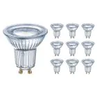Multipack 10x Ledvance Performance LED Spot Reflector GU10 PAR16 4.3W 350lm 120D - 827 Zeer Warm Wit | Vervangt 32W