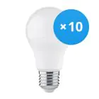 Multipack 10x Bright Choice LED Lamp E27 Peer Mat 4.9W 470lm - 830 Warm Wit | Vervangt 40W
