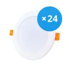 Multipack 24x Bright Choice LED Downlight 12W 1080lm 120D - 840 Koel Wit | Zaagmaat 115mm - Vervangt 1x18W