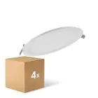 Multipack 4x Ledvance LED Downlight Slim Rond DN210 18W 1530lm 120D - 830 Warm Wit | 225mm