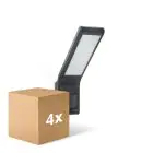 Multipack 4x Steinel LED Floodlight XLED Home Antraciet 10.5W 550lm - 830 Warm Wit | IP44 - Bewegingssensor - Symmetrisch