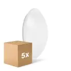 Multipack 5x Ledvance Surface Circulair 350 Wit 18W 1440lm - 840 Koel Wit | IP44 - Vervangt 2x18W