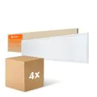 Multipack 4x Ledvance LED Paneel Compact Aluminium Wit 33W 3630lm - 840 Koel Wit | 120x30cm