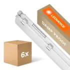 Multipack 6x Ledvance LED Waterdichte Montagebalk Vochtbestendig 26W 3500lm - 840 Koel Wit | 150cm