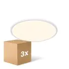Multipack 3x Nordlux LED Plafondlamp Oja 42 Wit 19W 2100lm 120D - 830-840 CCT | Night Mode - IP20