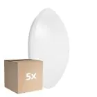 Multipack 5x Ledvance Surface Circulair 350 18W 830 1440lm Wit IP44 | met Sensor - Warm Wit - Vervangt 2x18W