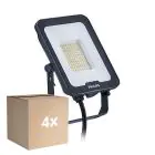 Multipack 4x Philips LED Floodlight Ledinaire BVP167 30W 3600lm 110D - 830-840-865 CCT | IP65 - Symmetrisch