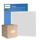 Multipack 4x Philips LED Paneel CoreLine RC132V 22/31W 2900-4300lm - 830-835-840 CCT | 60x60cm - UGR 
