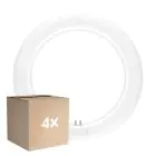 Multipack 4x Ledvance LED Buis T9 Value Circulair (EM/Mains) 11W 1320lm - 840 Koel Wit | Vervangt 22W