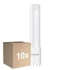 Multipack 10x Noxion Lucent PL-L LED 7.9W 950lm - 830 Warm Wit | 4-Pin - Vervangt 18W