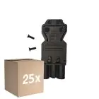 Multipack 25x Noxion GST - Compatibel Verbindingsstuk - Mannelijk - 3 pole