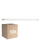 Multipack 10x Sylvania ToLEDo Superia T8 LED Buis T8 (EM/Mains) Ultra Efficiency 22.2W 4100lm - 840 Koel Wit | 150cm - Vervangt 58W
